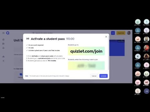 تسجيل الورشة رقم 24 من مبادرون وعنوان ورشة اليوم صناعة الألعاب التعليمية باستخدام Quizlet